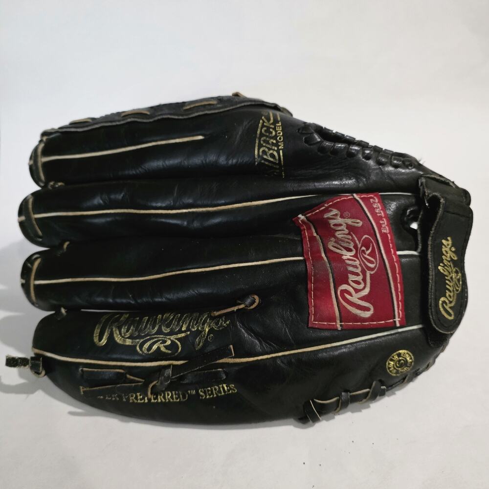 VTG Rawlings RBG36 Ken Griffey Jr 12.5" Baseball Glove RHT Black Red Label 90s